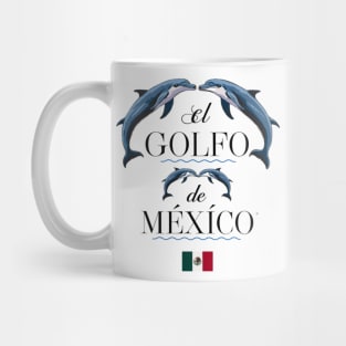 El Golfo De México Dolphin Mug